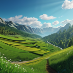 Image Prompt 1: Digital Transformation in Ecology**